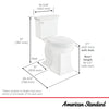 [2917228.020] Town Square® S Two-Piece 1.28 gpf/4.8 Lpf Chair Height Elongated Toilet Less Seat - White