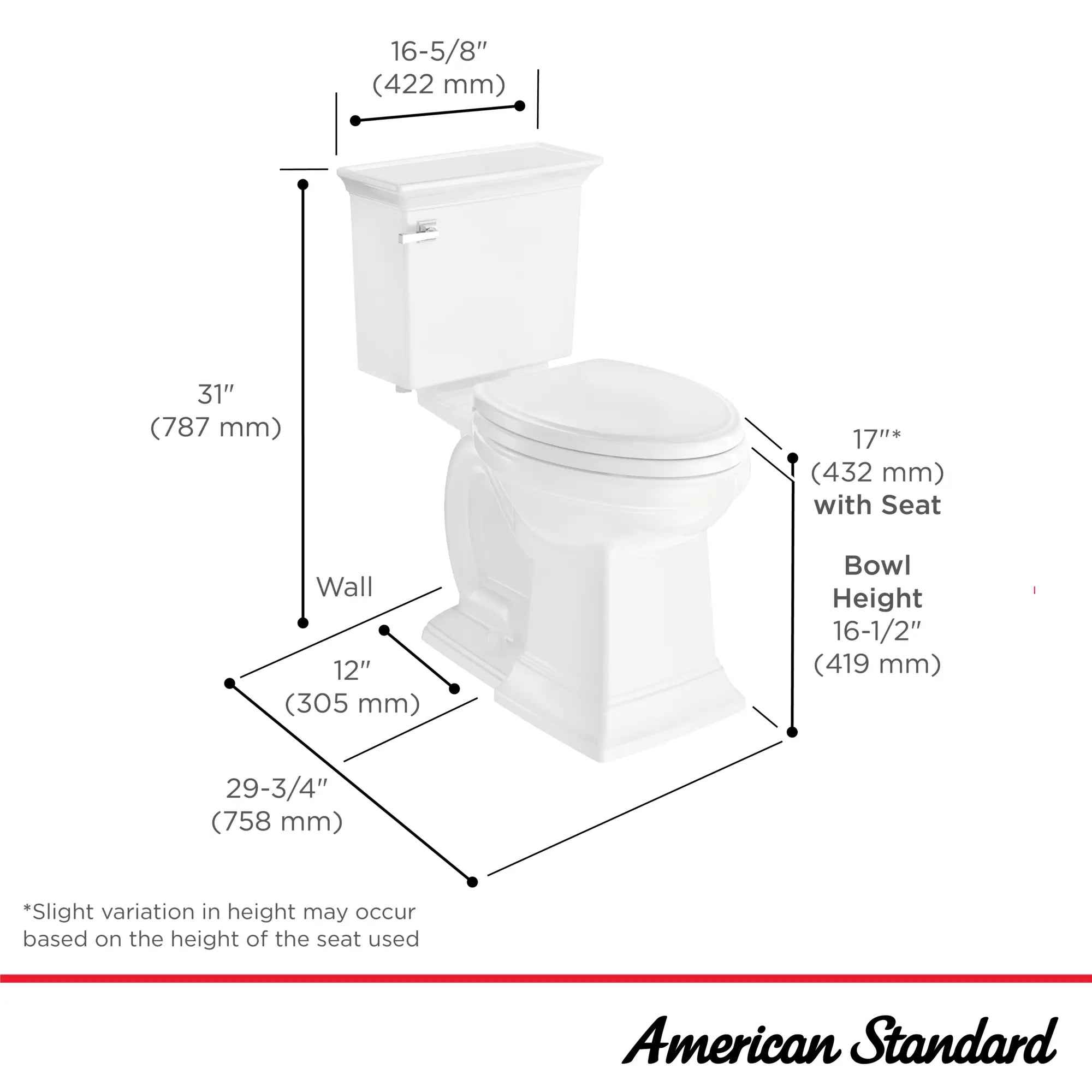Town Square® S Two-Piece 1.28 gpf/4.8 Lpf Chair Height Elongated Toilet Less Seat // WHITE // 265017_TownSquareS_Infographic_2917228_0001_May2025_1_CDNwebp.webp