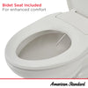 [765AA701.020] Edgemere Elongated Toilet with Aquawash 1.0 Bidet Seat Combo - White