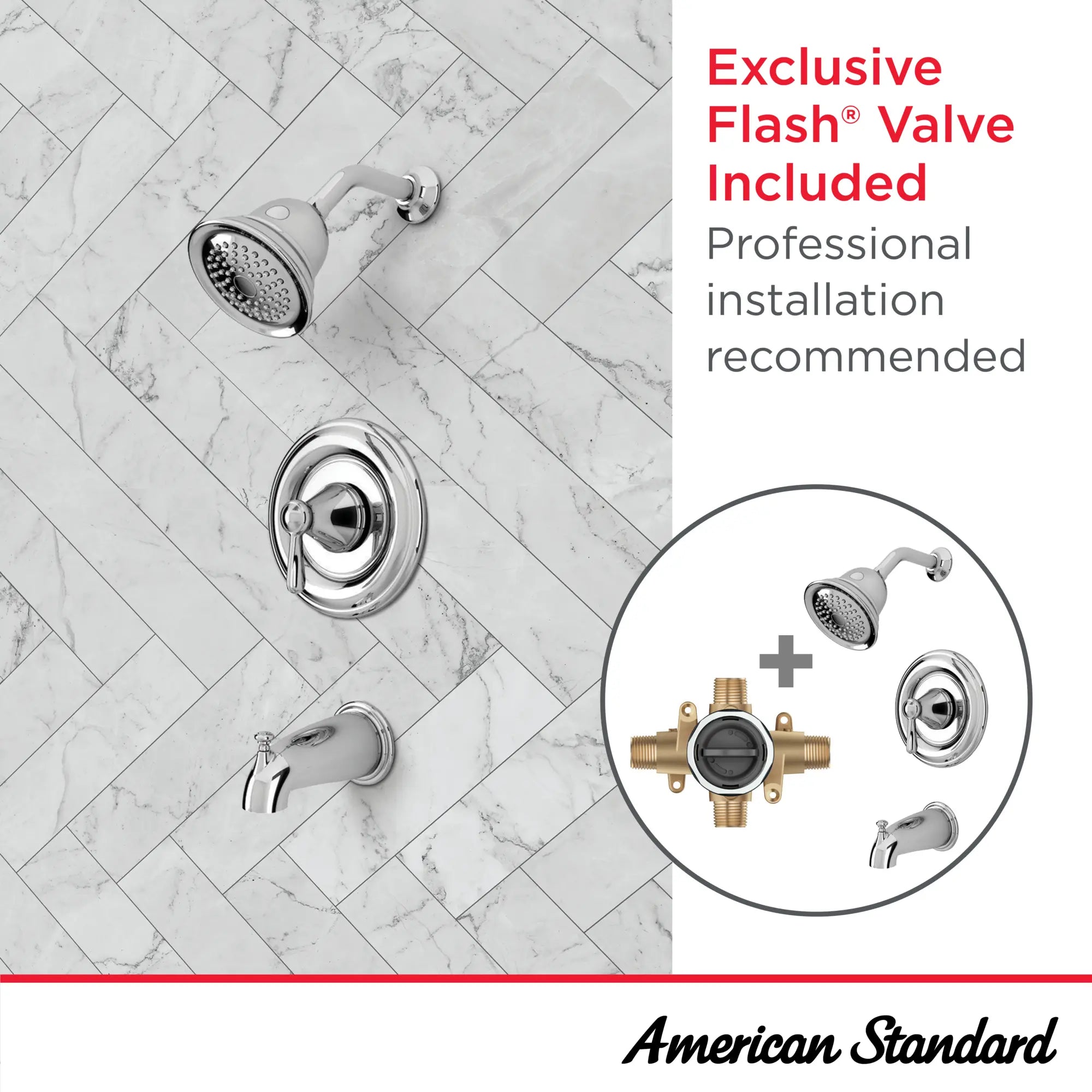 Marquette Anti-Scald Pressure Balance Tub & Shower Set // POLISHED CHROME // 265854_Marquette_Infographic_7761EB_0001_JUL2025_1_CDNwebp.webp
