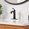 [1351502430] Edgeline Single Hole Single-Handle Bathroom Faucet - Matte Black
