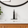 [1351502430] Edgeline Single Hole Single-Handle Bathroom Faucet - Matte Black
