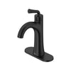 [1351502430] Edgeline Single Hole Single-Handle Bathroom Faucet - Matte Black
