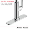 [1176962430] Sonner Single-Handle Semi-Pro 3-Function Kitchen Faucet 1.8 gpm/6.8 L/min with Deck Plate - Matte Black