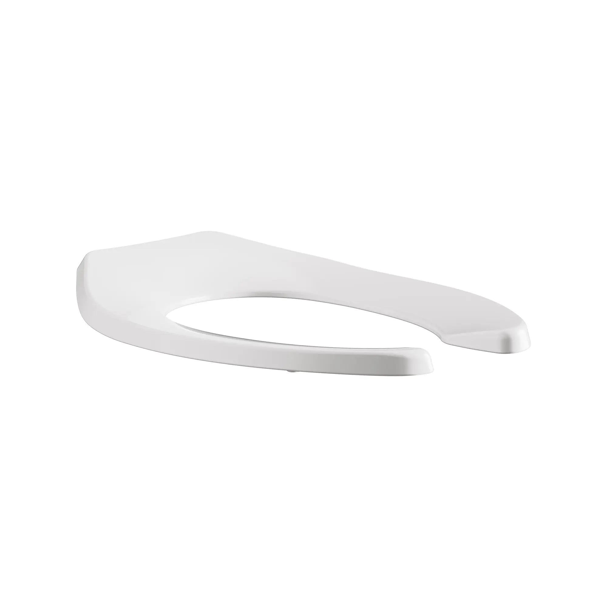 Commercial Heavy Duty Open Front Elongated Toilet Seat // WHITE // 266771_Commercial_SiloRight_5901100.020_0001_June2025_0_CDNwebp.webp