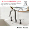 [1363072950] Sherbrook 2-Handle 8 in. Widespread Faucet, 1.2gpm - Brushed Nickel