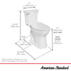 [602AA002.020] AquaWash® 2.0 SpaLet® Bidet Seat and Edgemere® Chair Height Elongated 1.28 gpf/4.8 Lpf Toilet Combo - White