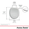 [5320B65CT.020] Champion® Slow-Close & Easy Lift-Off Round Front Toilet Seat - White
