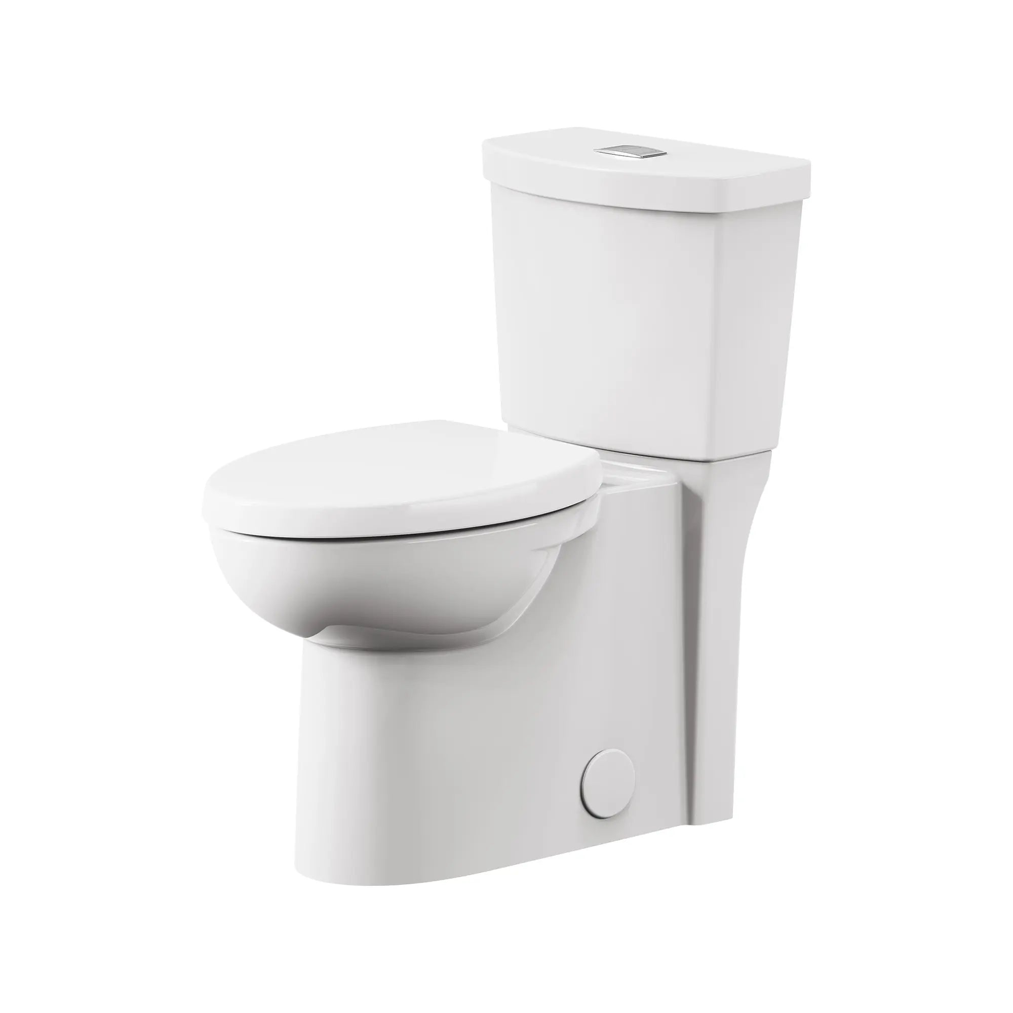 Studio® Skirted Two-Piece Dual Flush 1.6 gpf/6.0 Lpf and 1.1 gpf/4.2 Lpf Chair Height Elongated Toilet With Seat // WHITE // 269426_Studio_SiloLeft_2794204.020_0001_SEPTEMPER2025_0_CDNwebp.webp