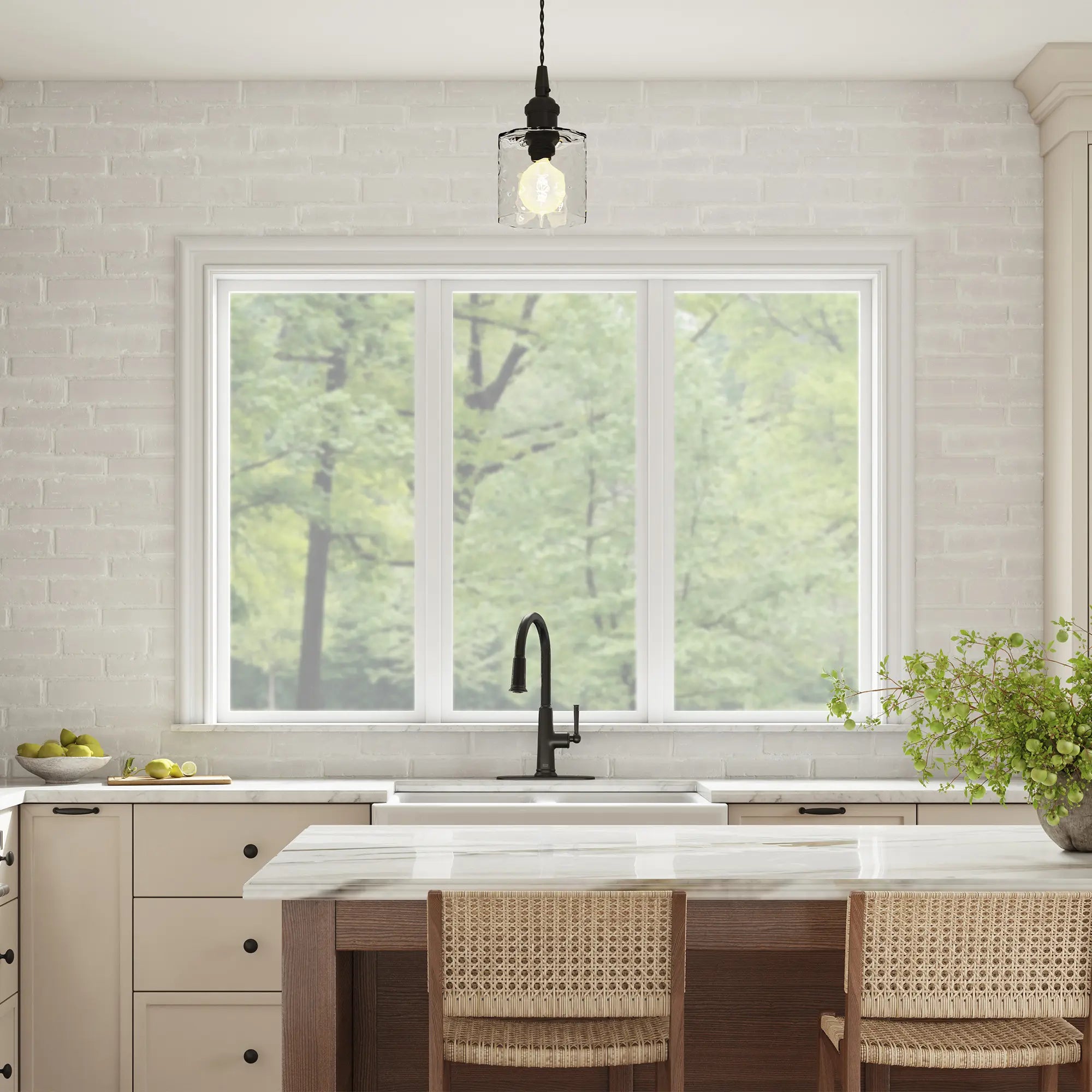 Highgrove Single-Handle Pull-Down 3-Function Kitchen Faucet 1.8 gpm/6.8 L/min with Deck Plate // MATTE BLACK // 270177_Highgrove_EnvironmentFull_1176342430_0001_FEBRUARY2025_0_CDNwebp_cf1be9a0-59c4-443e-ad64-608d0c48fe43.webp