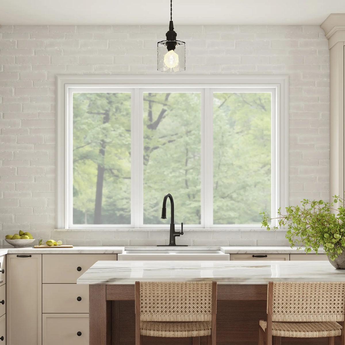 Highgrove Single-Handle Pull-Down 3-Function Kitchen Sink Faucet 1.8 gpm/6.8 L/min with Deck Plate // MATTE BLACK // 270177_Highgrove_EnvironmentFull_1176342430_0001_FEBRUARY2025_0_CDNwebp_e064adce-8bf8-45b3-beed-c649b46bb7e9.webp