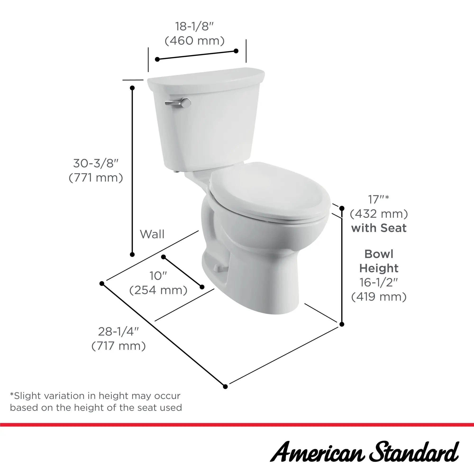 Cadet® PRO Two-Piece 1.28 gpf/4.8 Lpf Chair Height Elongated 10-Inch Rough Toilet Less Seat // WHITE // 270780_Cadet_Infographic_215AB004_215AB104_0001_SEPT2025_0_CDNwebp.webp