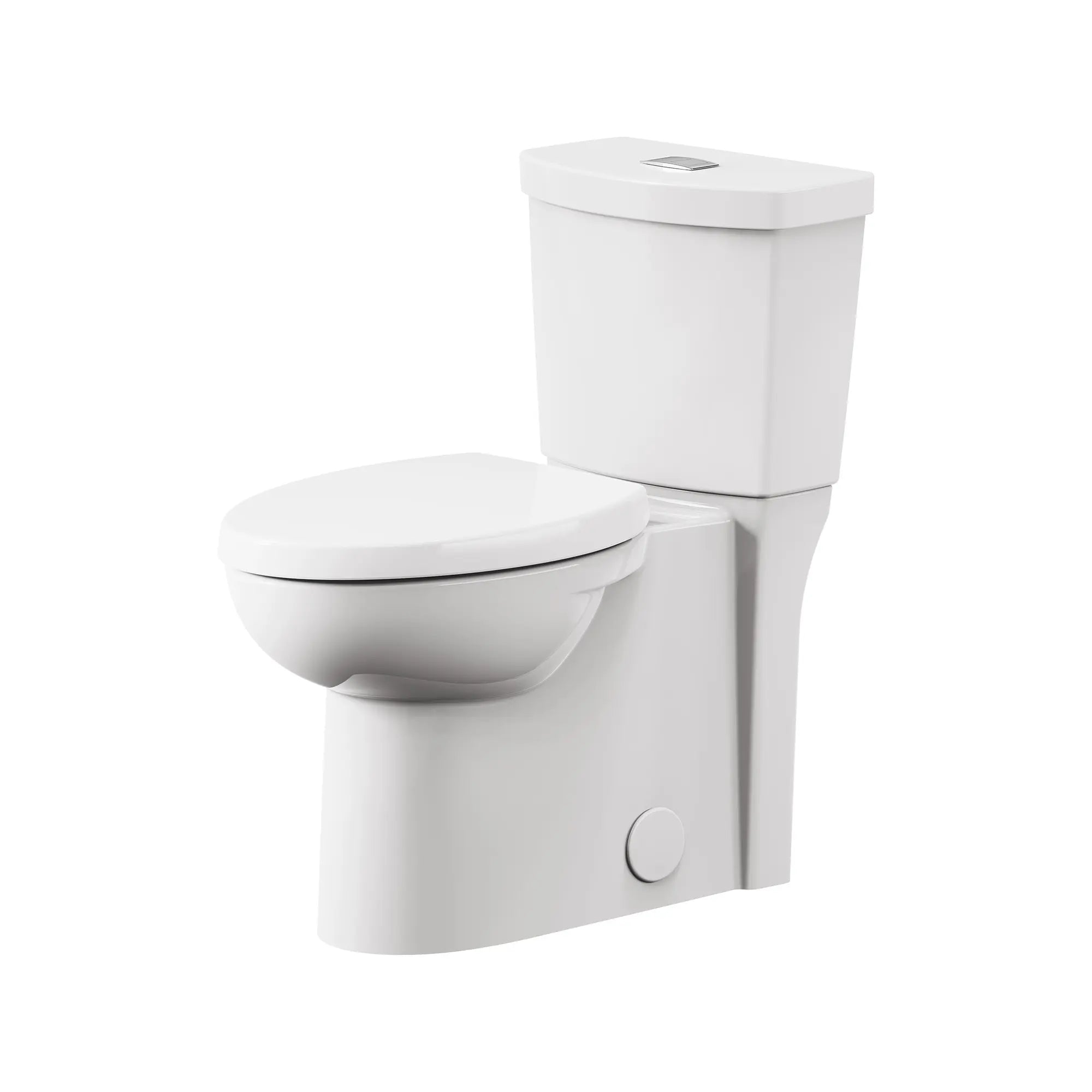 Studio® Skirted Two-Piece Dual Flush 1.28 gpf/4.8 Lpf and 1.0 gpf/3.8 Lpf Chair Height Elongated Toilet With Seat // WHITE // 277241_Studio_SiloLeft_2794203.020_0001_OCTOBER2025_0_CDNwebp.webp