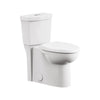 [2794203.020] Studio® Skirted Two-Piece Dual Flush 1.28 gpf/4.8 Lpf and 1.0 gpf/3.8 Lpf Chair Height Elongated Toilet With Seat - White