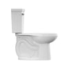 [288AA114.020] H2Optimum® Two-Piece 1.1 gpf/4.2 Lpf Chair Height Elongated Toilet Less Seat - White