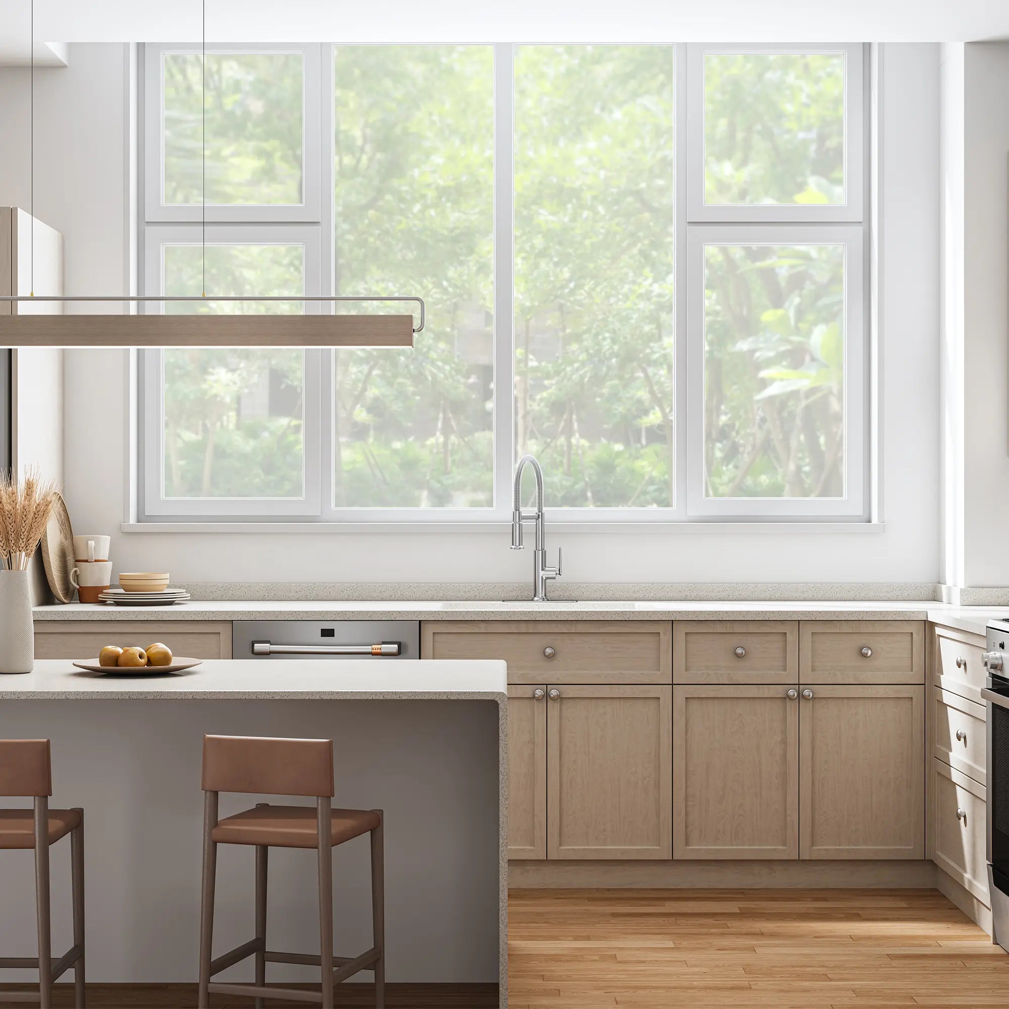 Sonner Single-Handle Semi-Pro 3-Function Kitchen Faucet 1.8 gpm/6.8 L/min with Deck Plate // POLISHED CHROME // 279267_Sonner_Environment_1176960020_0001_FEBRUARY2025_0_CDNwebp.webp