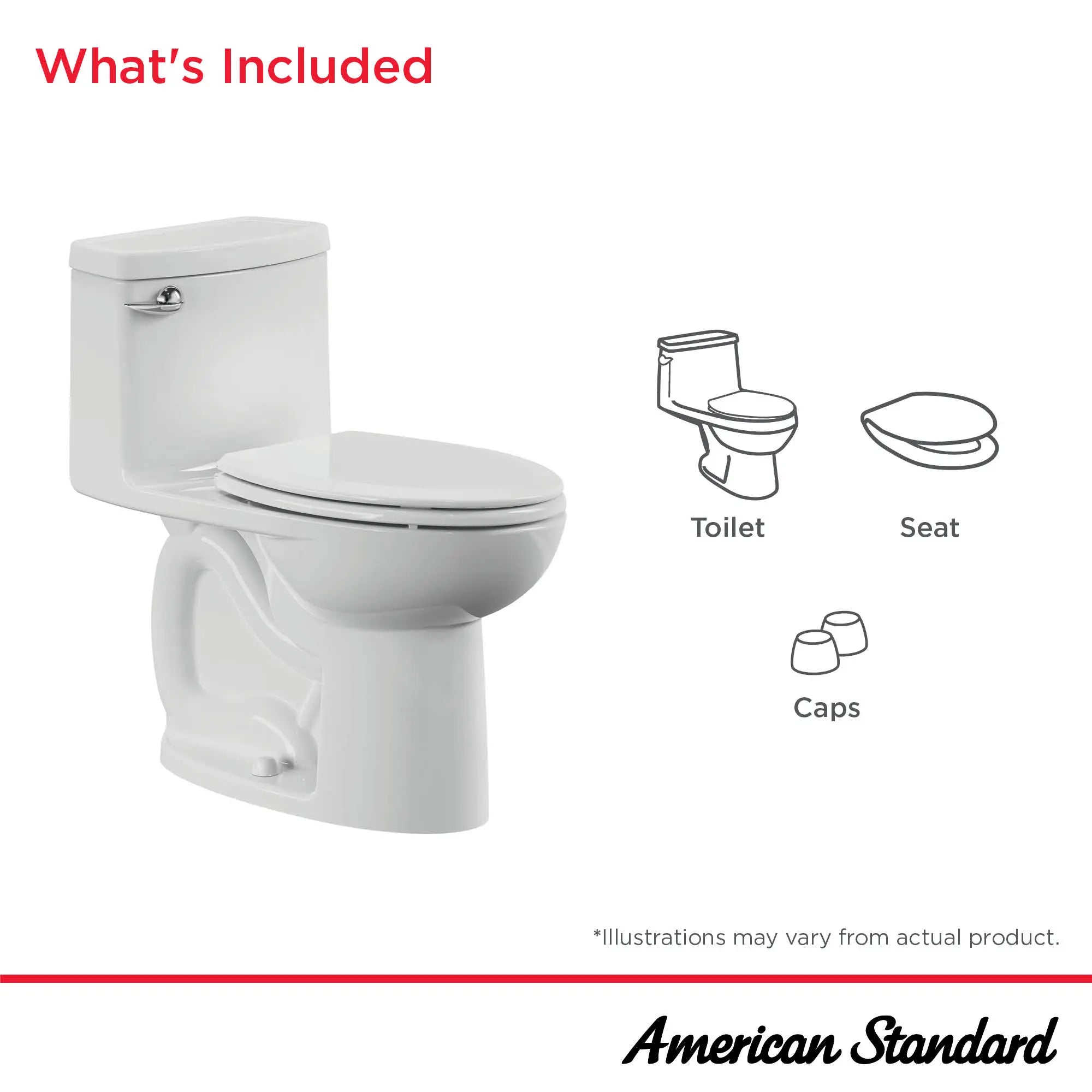 Compact Cadet® 3 One-Piece 1.28 gpf/4.8 Lpf Chair Height Elongated Toilet With Seat // BONE // 279278_Cadet3_Infographic_2403128_0001_DEC2025_0_CDNwebp.webp