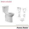 [215TB104.020] Cadet® PRO Two-Piece 1.28 gpf/4.8 Lpf Extra Tall Height Elongated 10-Inch Rough Toilet Less Seat - White