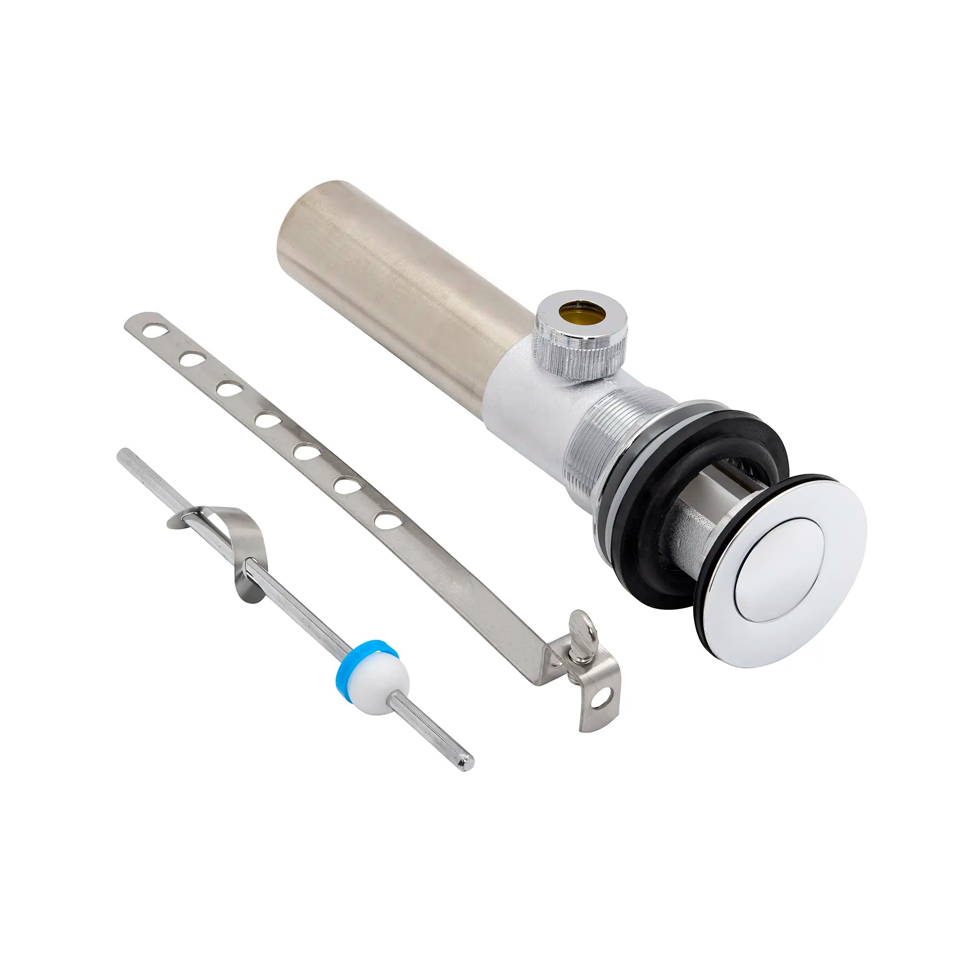 Metal Drain Etched With Logo As // POLISHED CHROME // 279565_Parts_SiloRight_M953450_0020A_0001_December2025_0_CDNwebp.webp