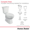 [765AA203.020] Edgemere® Two-Piece Dual Flush 1.28 gpf/4.8 Lpf and 1.0 gpf/3.8 Lpf 12-Inch Rough-In Chair Height Elongated-Front Toilet with Seat - White