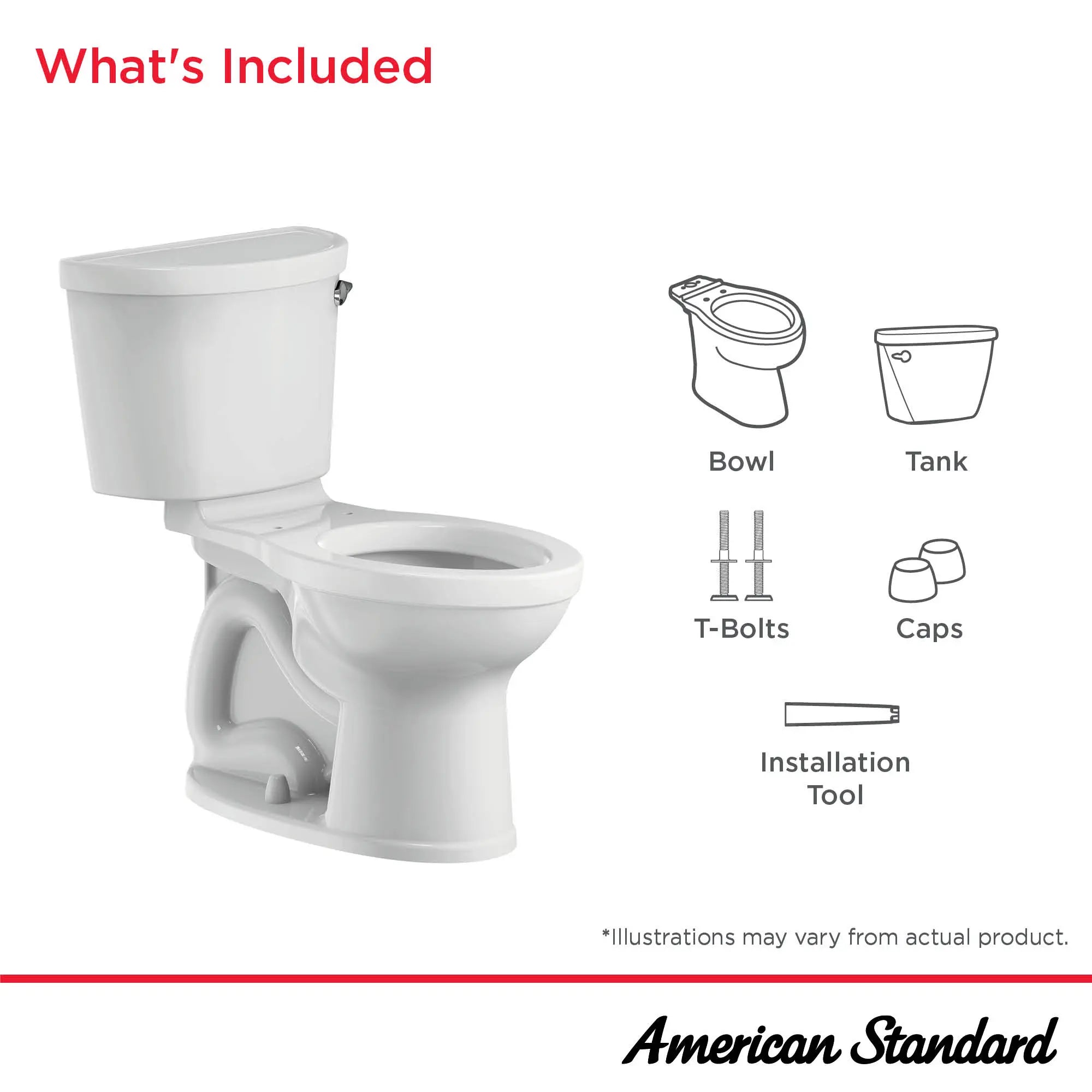 Champion® PRO Two-Piece 1.28 gpf/4.8 Lpf Chair Height Elongated Right-Hand Trip Lever Toilet Less Seat // WHITE // 279637_ChampionPro_Infographic_211AA105_0001_DEC2025_0_CDNwebp.webp