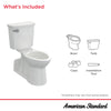 [209AA137.020] Yorkville® VorMax® Two-Piece 1.28 gpf/4.8 Lpf Chair Height Back Outlet Elongated EverClean® Toilet - White