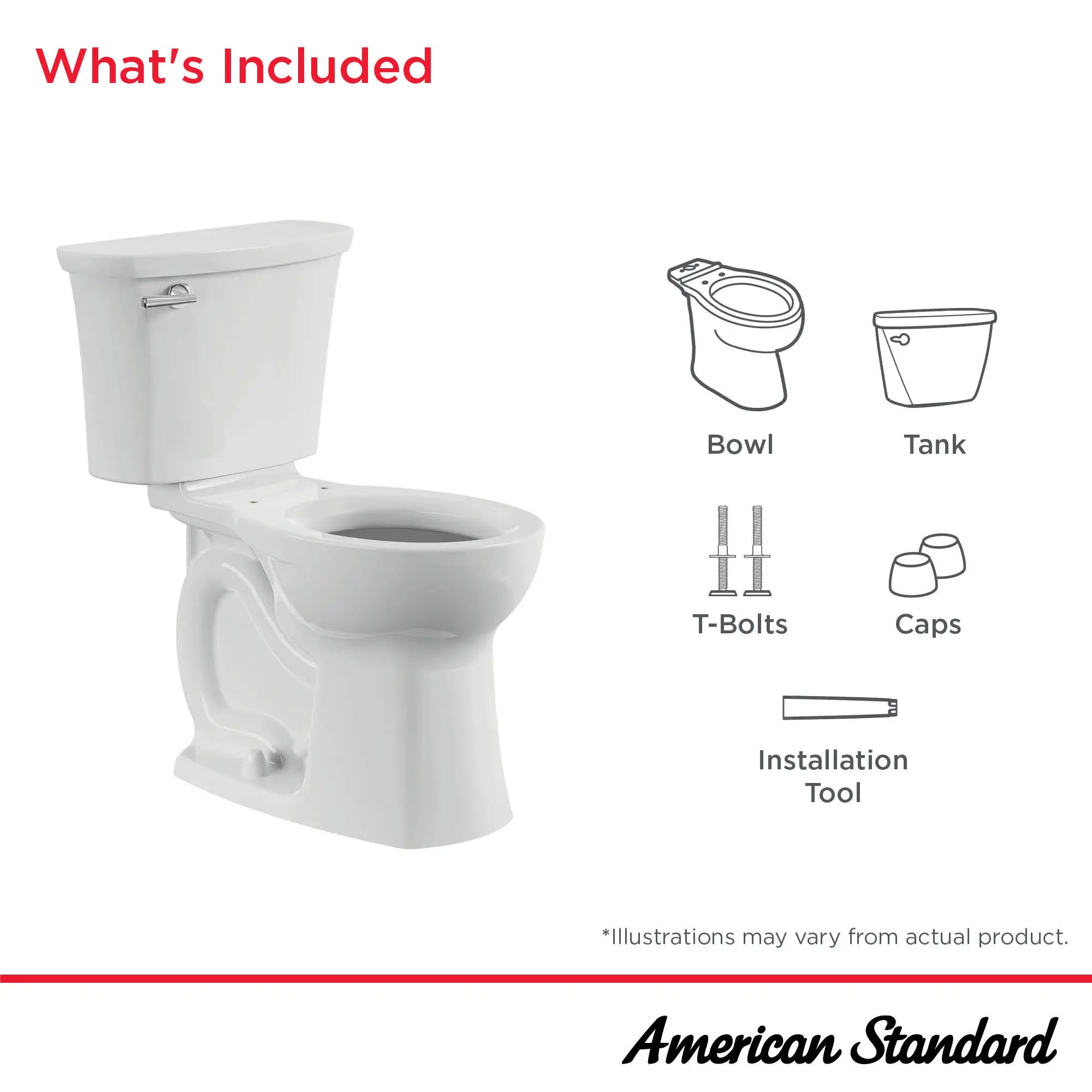 Edgemere® Two-Piece 1.28 gpf/4.8 Lpf Chair-Height Round-Front 10 in. Rough Toilet Less Seat // WHITE // 279826_Edgemere_Infographic_204BB104_0001_DEC2025_0_CDNwebp.webp