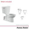[2876016.020] Yorkville® Two-Piece Pressure Assist 1.6 gpf/6.0 Lpf Back Outlet Elongated EverClean® Toilet - White