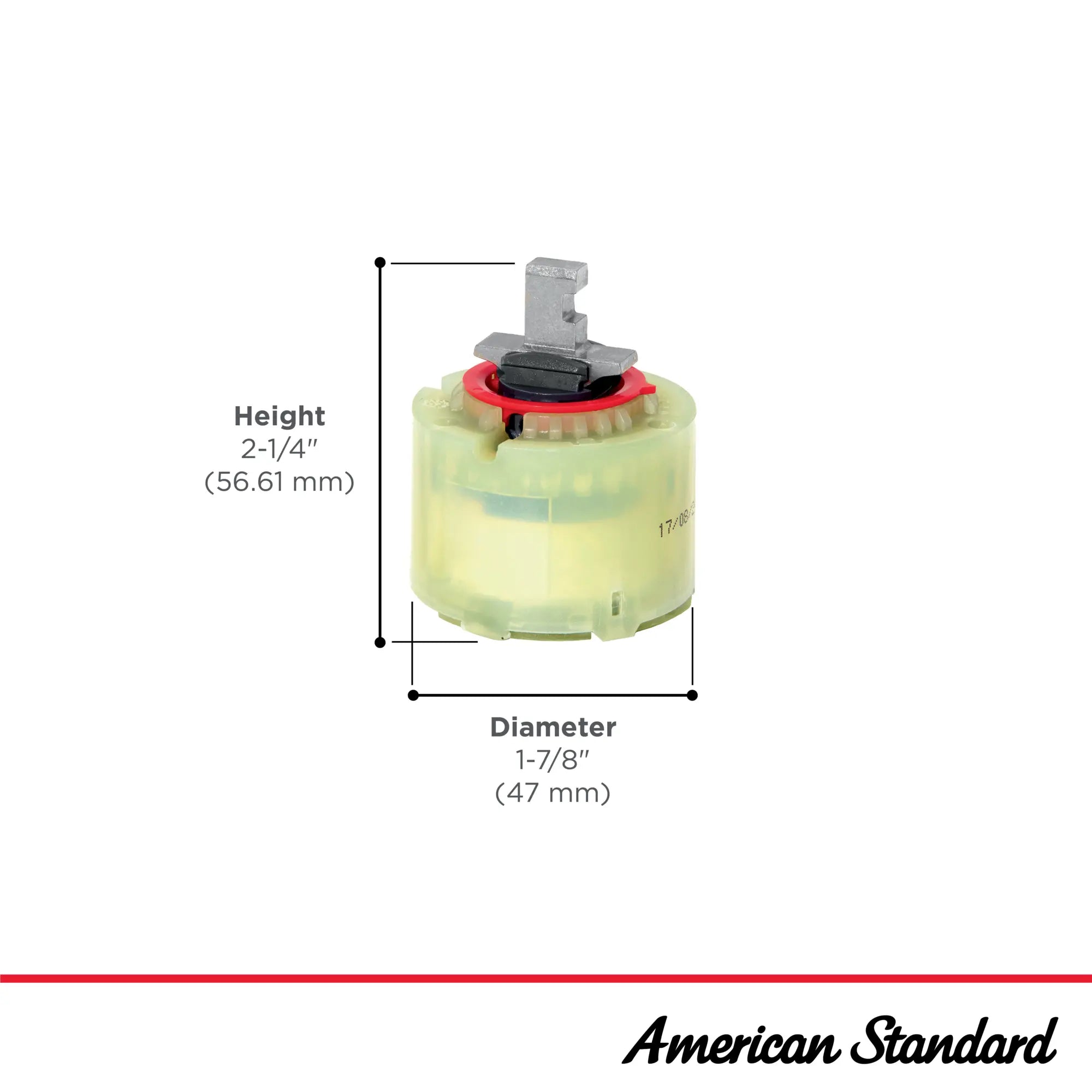 Volume and Temperature Control Pressure Balance Valve Cartridge // NO FINISH // 280810_ReplacePart_Infographic_023529-0070AH_0001_JULY2026_2_CDNwebp.webp