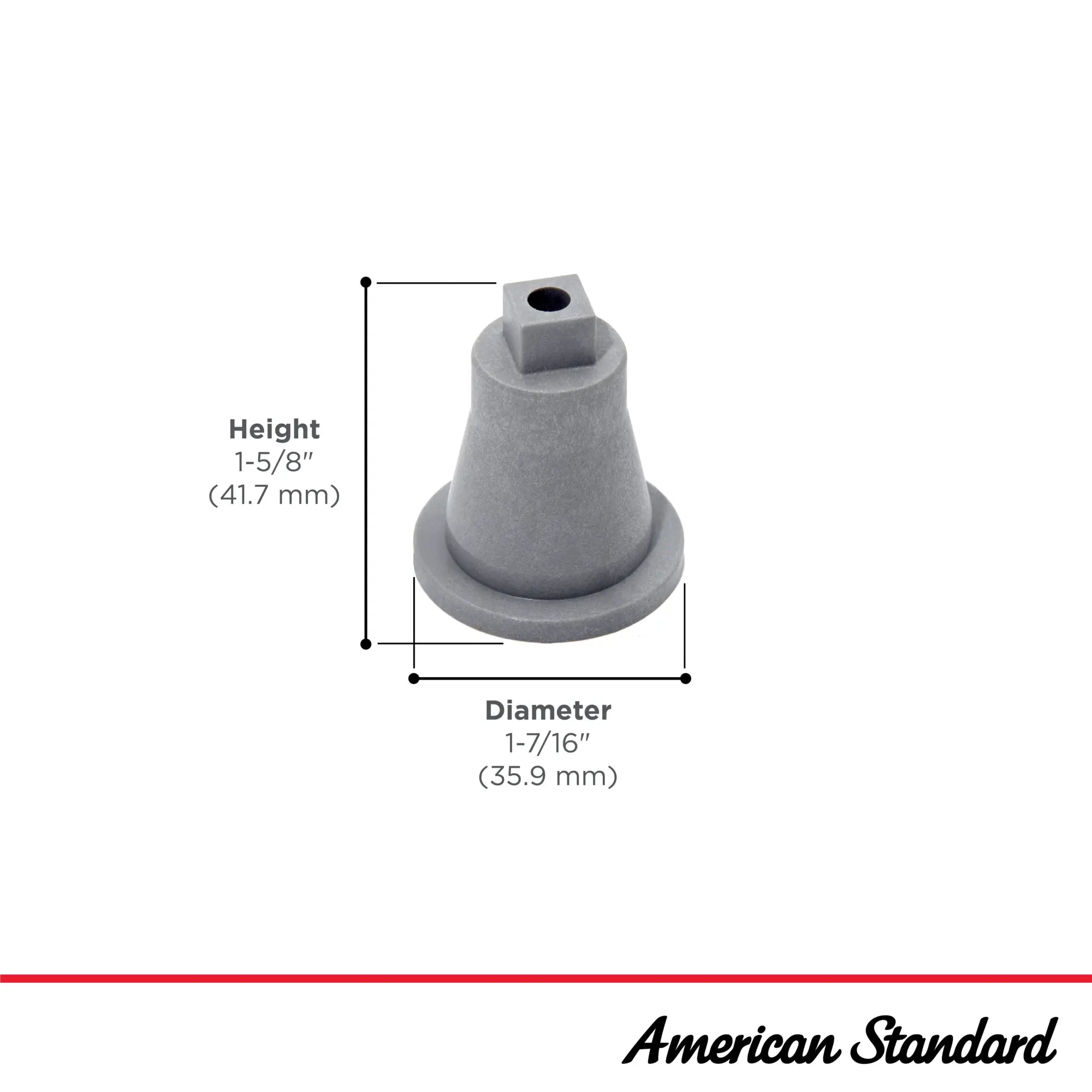 Hampton Faucet Handle Adapter // NO FINISH // 280814_ReplacePart_Infographic_923002-0070A_0001_JULY2026_1_CDNwebp.webp