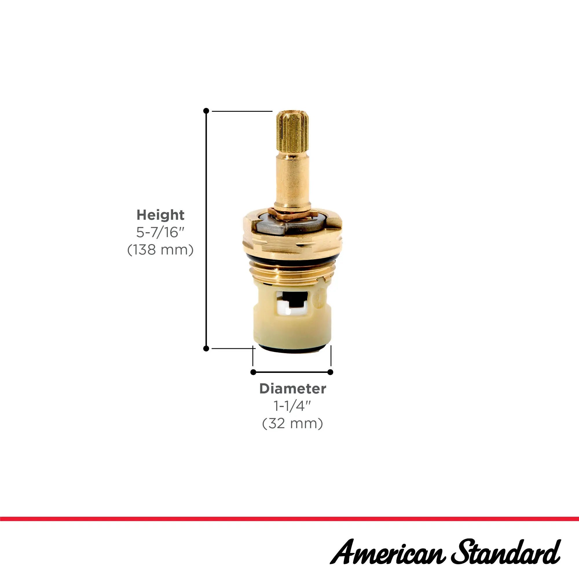 Faucet Replacement Valve Cartridge for 2-Handle Faucets // NO FINISH // 280816_ReplacePart_Infographic_994053-0070AH_0001_JAN2026_1_CDNwebp.webp