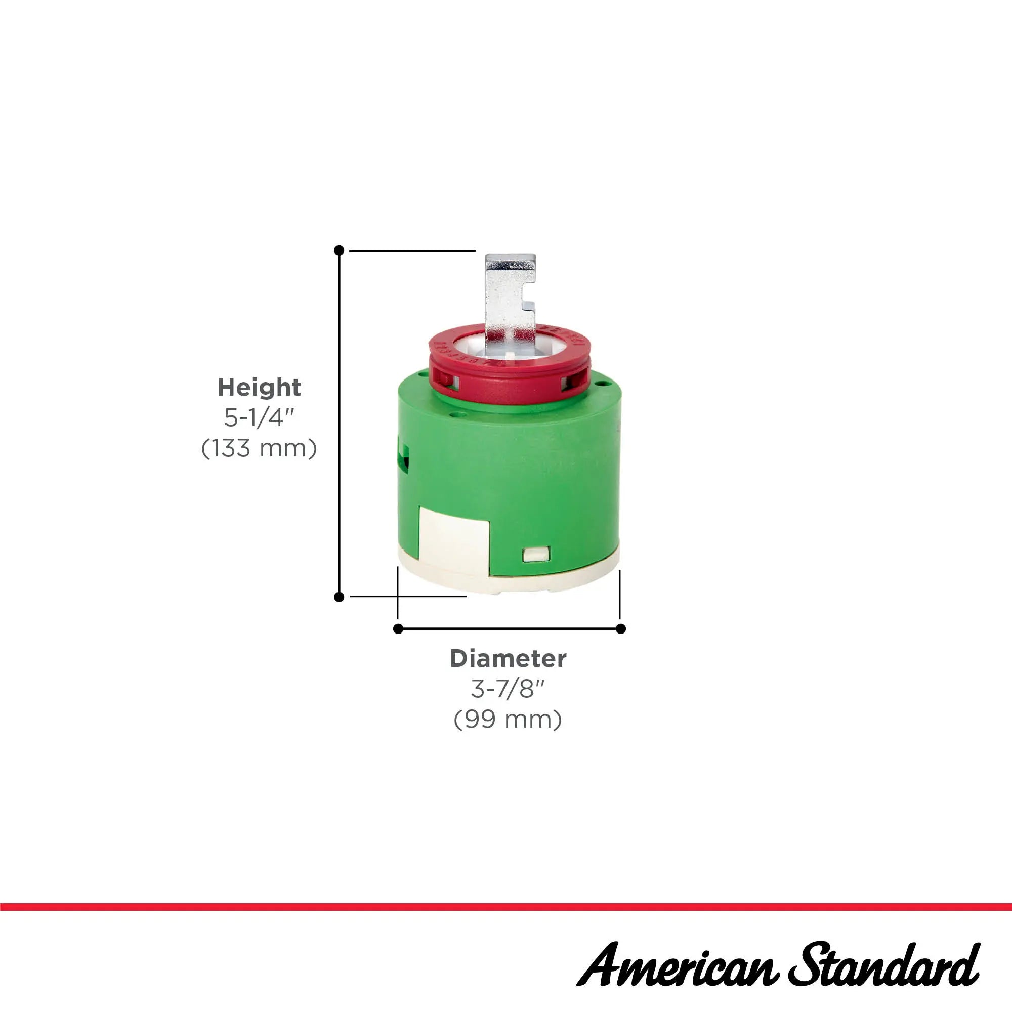 Single Control Faucet Replacement Valve Cartridge // NO FINISH // 280823_ReplacePart_Infographic_A951470-0070A_0001_JAN2026_0_CDNwebp.webp