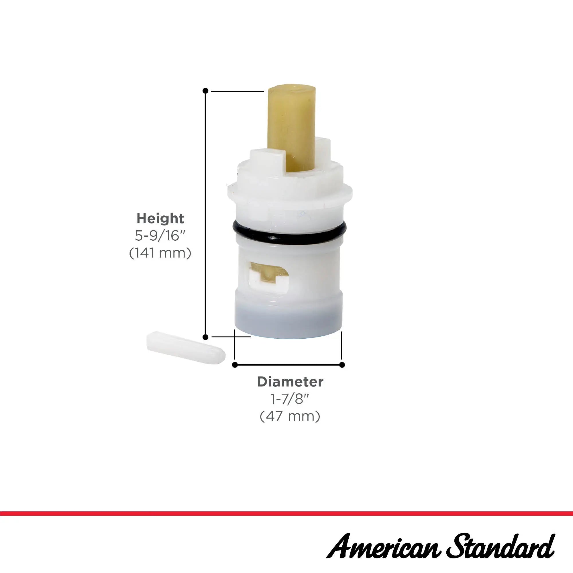 Colony Dual Control Faucet Replacment Valve Cartridge // NO FINISH // 280825_ReplacePart_Infographic_A954120-0070A_0001_JAN2026_0_CDNwebp.webp