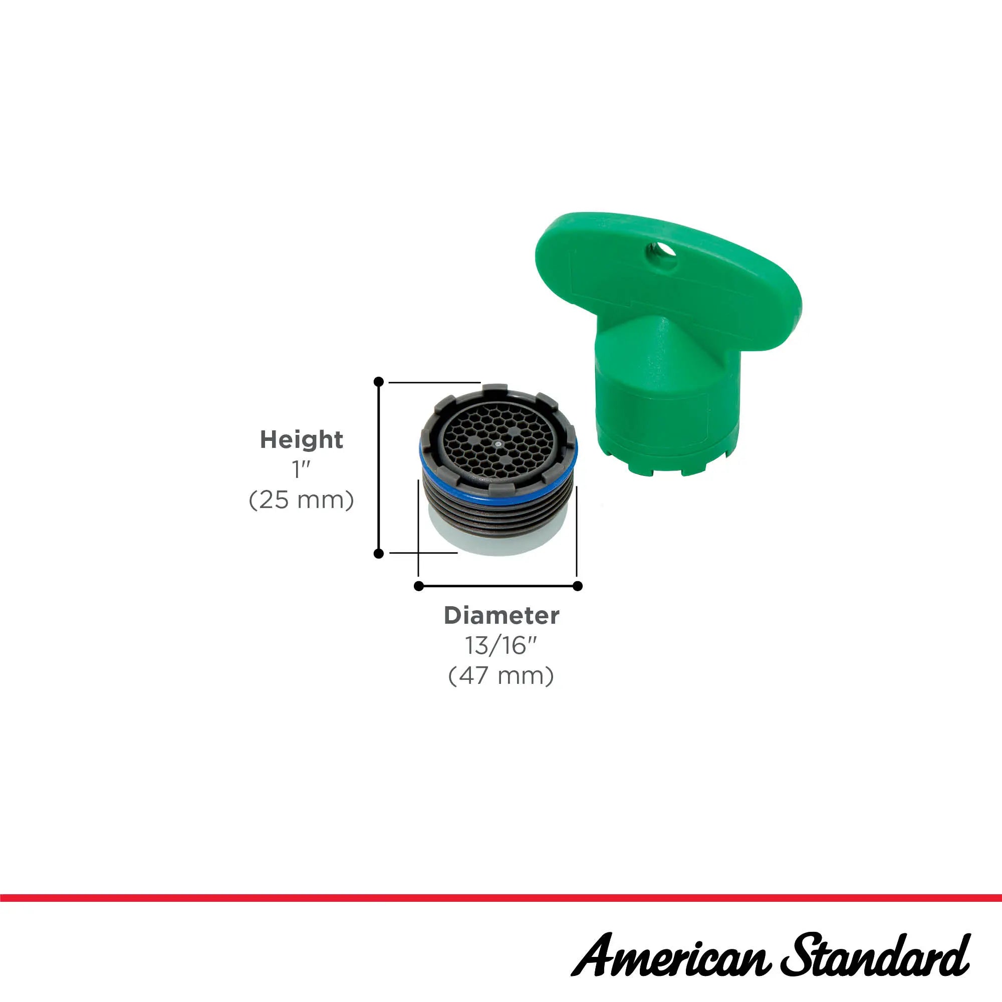 1.5Gpm Pca Chache Aerator W-Key-18.5X1 // NO FINISH // 280829_ReplacePart_Infographic_M922882-0070A_0001_JAN2026_0_CDNwebp.webp