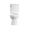[288CA114.020] H2Optimum® Two-Piece 1.1 gpf/4.2 Lpf Standard Height Elongated Toilet Less Seat - White