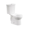[2889518.020] H2Option® Two-Piece Dual Flush 1.28 gpf/4.8 Lpf and 0.92 gpf/3.5 Lpf Standard Height Round Front Toilet With Liner Less Seat - White