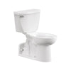 [2878016.020] Yorkville® Two-Piece Pressure Assist 1.6 gpf/6.0 Lpf Chair Height Back Outlet Elongated EverClean® Toilet - White