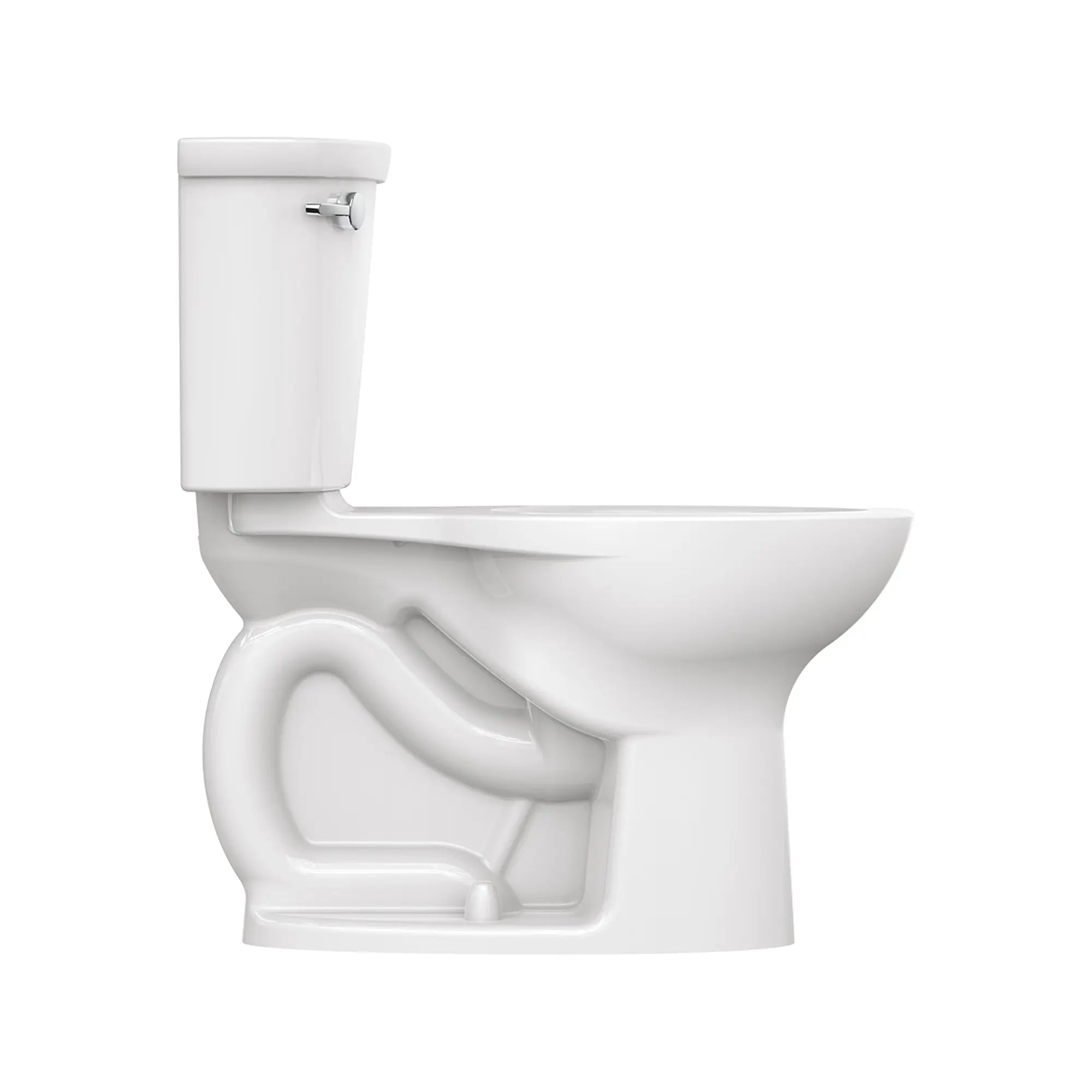 Cadet® PRO Two-Piece 1.6 gpf/6.0 Lpf Compact Chair Height Elongated Toilet Less Seat // WHITE // 281146_Cadet_SiloSide_215FA004.020_0001_DECEMBER2025_0_CDNwebp.webp