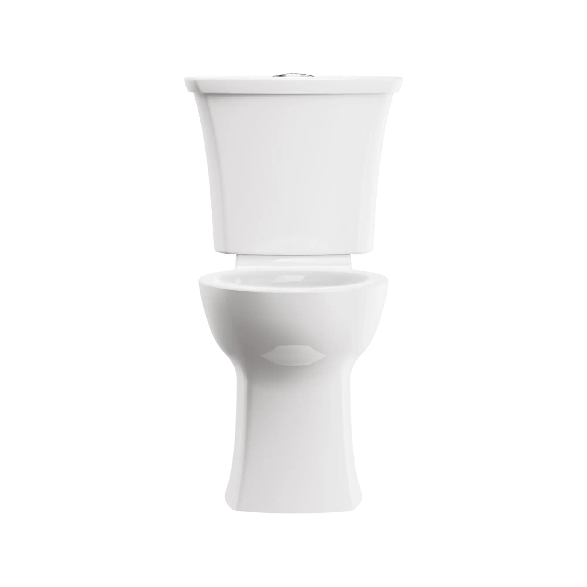 Edgemere® Two-Piece Dual Flush 1.6 gpf/6.0 Lpf and 1.1 gpf/4.2 Lpf Chair-Height Elongated Toilet Less Seat // WHITE // 281167_Edgemere_SiloFront_204AA200.020_0001_DECEMBER2025_0_CDNwebp.webp