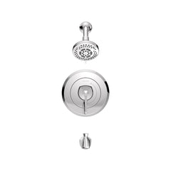 [1362990020] Hillpoint Single Handle 6-Spray Tub and Shower Faucet, 2.5 gpm (Valve Included) - Polished Chrome