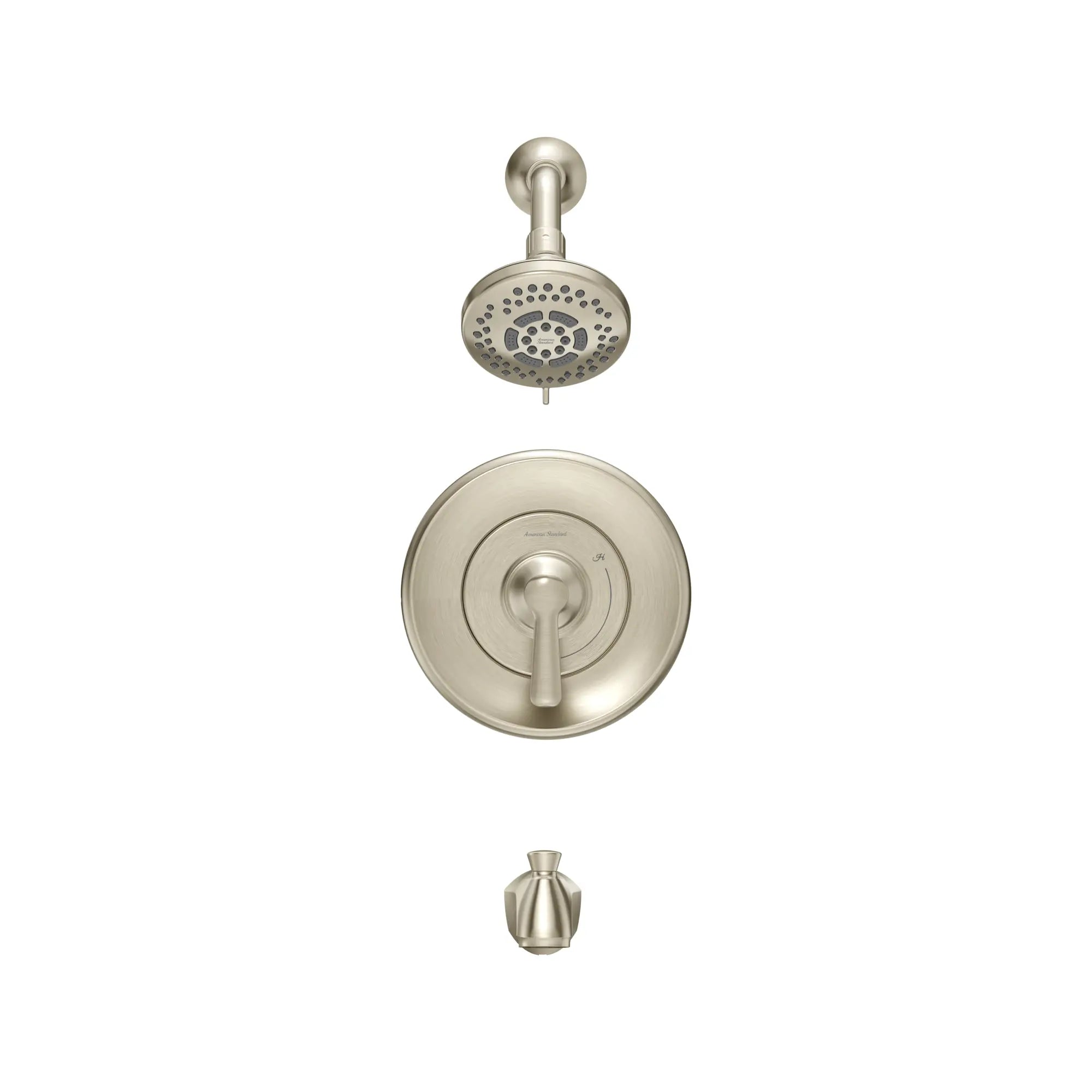 Sherbrook Single Handle 6-Spray Tub and Shower Faucet, 2.5 gpm (Valve Included) // BRUSHED NICKEL // 281202_Sherbrook_SiloFront_1363082950_0001_SEPTEMBER2025_0_CDNwebp.webp