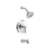 [1362990020] Hillpoint Single Handle 6-Spray Tub and Shower Faucet, 2.5 gpm (Valve Included) - Polished Chrome