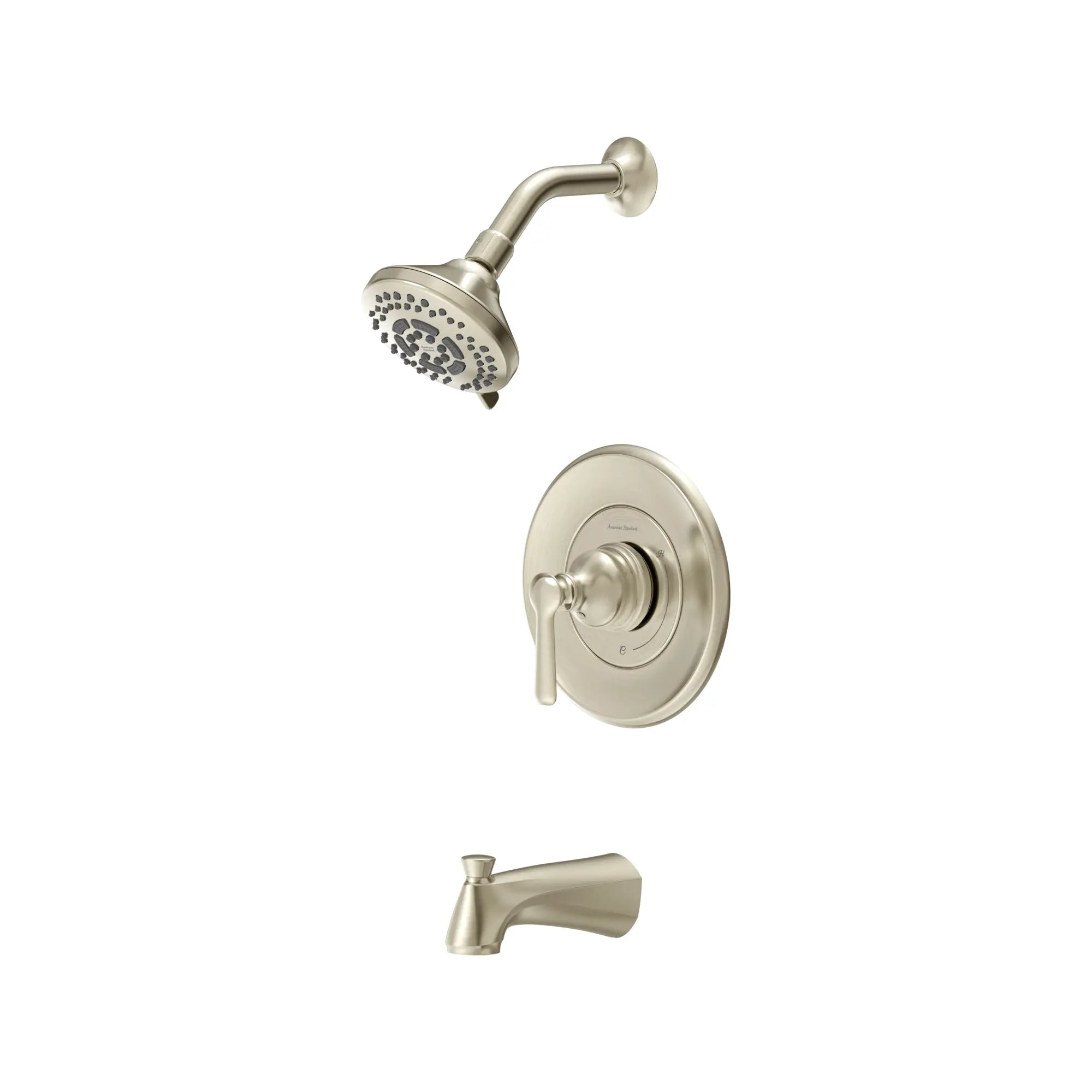 Sherbrook Single Handle 6-Spray Tub and Shower Faucet, 2.5 gpm (Valve Included) // BRUSHED NICKEL // 281205_Sherbrook_SiloLeft_1363082950_0001_SEPTEMBER2025_0_CDNwebp.webp