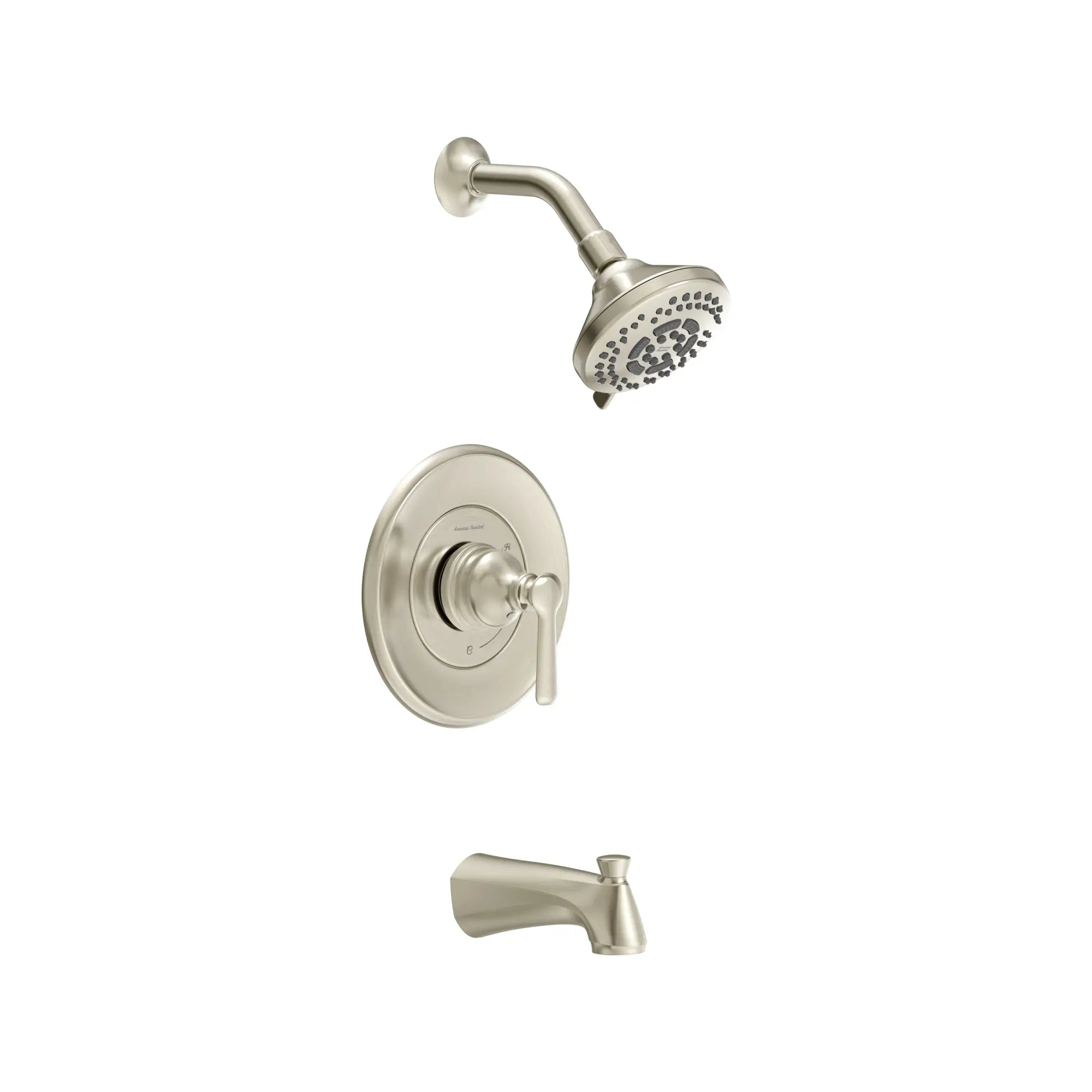 Sherbrook Single Handle 6-Spray Tub and Shower Faucet, 2.5 gpm (Valve Included) // BRUSHED NICKEL // 281208_Sherbrook_SiloRight_1363082950_0001_SEPTEMBER2025_0_CDNwebp.webp