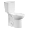 [250AA808.020] EcoStrength Aspiration Two-Piece 0.80 gpf/3 Lpf Chair Height Elongated Toilet Less Seat with RHTL - White