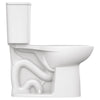 [250AA808.020] EcoStrength Aspiration Two-Piece 0.80 gpf/3 Lpf Chair Height Elongated Toilet Less Seat with RHTL - White