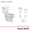 [215CA104.020] Cadet® PRO Two-Piece 1.28 gpf/4.8 Lpf Standard Height Elongated Toilet Less Seat - White