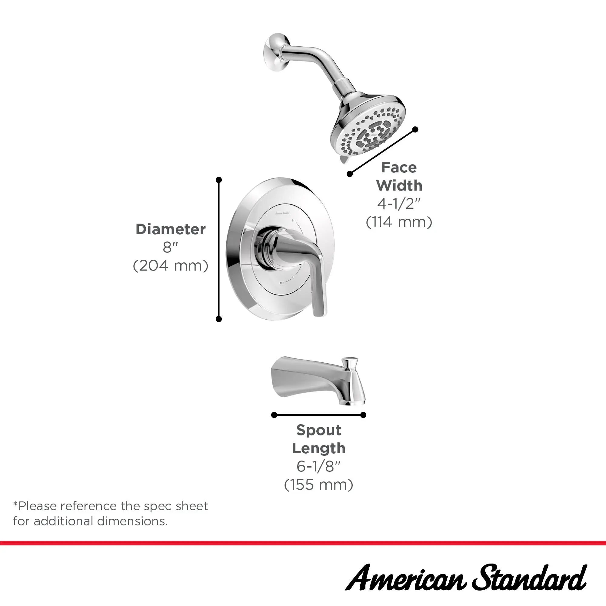 Hillpoint Single Handle 6-Spray Tub and Shower Faucet, 2.5 gpm (Valve Included) // POLISHED CHROME // 282151_Hillpoint_Infographic_1362990_0001_FEB2026_0_CDNwebp.webp