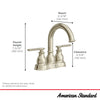[1363292780] Sherbrook 2-Handle 4 in. Centerset Faucet, 1.2gpm - Legacy Bronze