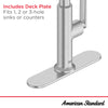 [1176962430] Sonner Single-Handle Semi-Pro 3-Function Kitchen Faucet 1.8 gpm/6.8 L/min with Deck Plate - Matte Black